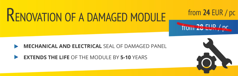 Renovation of a damaged module