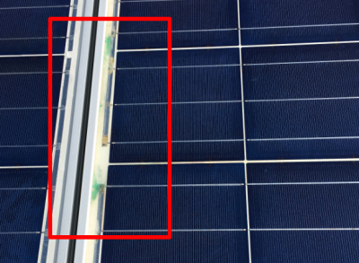 Propojení busbaru s rámem - proražení